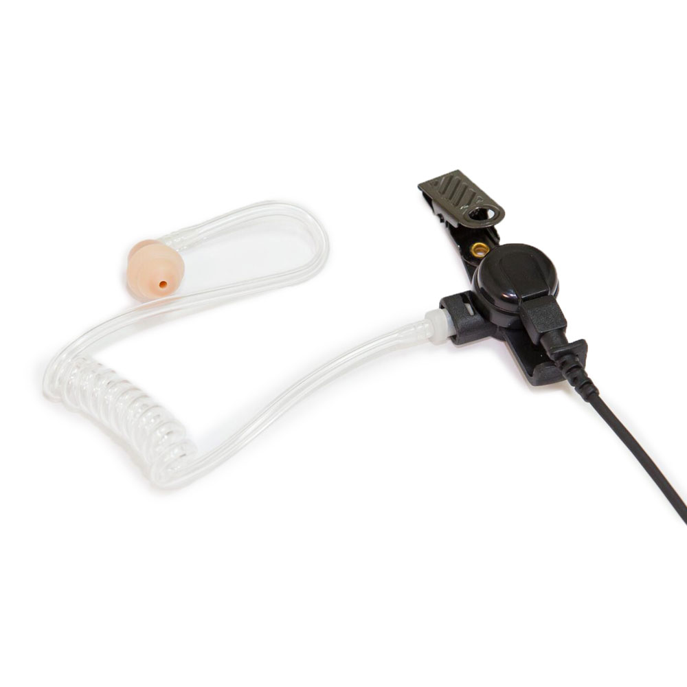 Schallschlauch-Headset 2 Kabel Bajonettanschluss/Mikro/PTT für Motorola R5, DP2400, DP2600, DP3441,