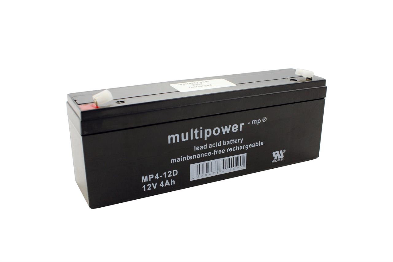 MULTIPOWER Bleiakku MP4-12D - 12V 4AH