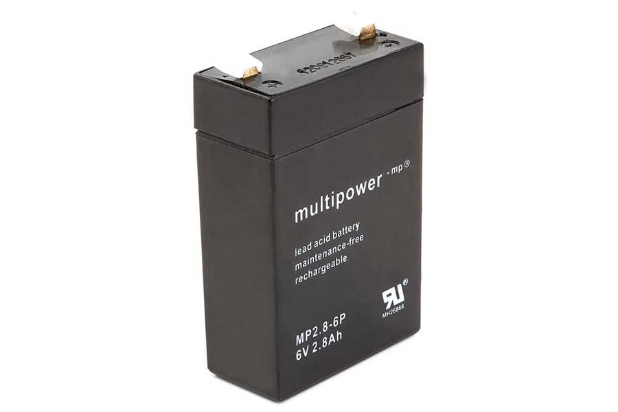 Multipower Bleiakku MP2.8-6P (WIE LC-R062R4PG) - 6V 2,8Ah Multipower Bleiakku MP2.8-6P (WIE LC-R062R4PG) - 6V 2,8Ah