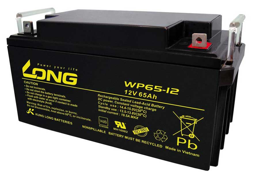 Long Bleiakku WP65-12 - 12V 65Ah - VDS - M6 Long Bleiakku WP65-12 - 12V 65Ah - VDS - M6