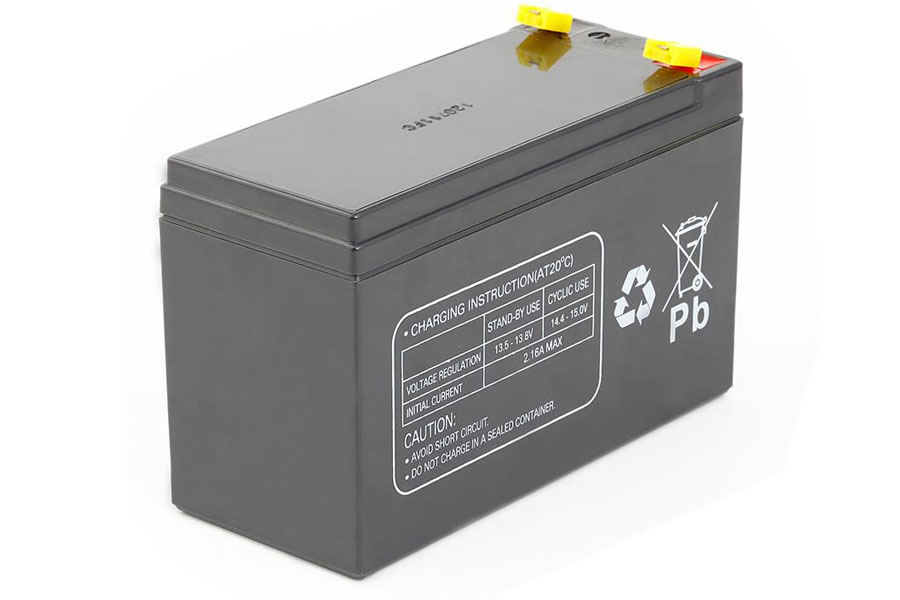 MULTIPOWER MP7,2-12 - 12V 7,2Ah (VdS) 4,75mm Steckkontakte