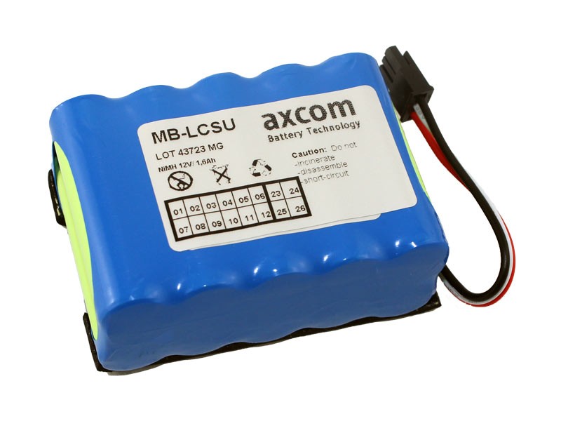 NiMh Akku für Absaugpumpe Laerdal LCSU3, LCSU4 88003040 - Typ 886113, Spencer Jet Serie - 12V 2Ah NiMh Akku für Absaugpumpe Laerdal LCSU3, LCSU4 88003040 - Typ 886113, Spencer Jet Serie - 12V 2Ah