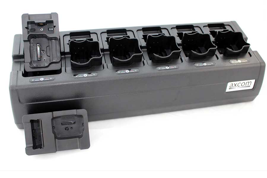 6+6-Stationen Ladegerät inkl. Adapter für Motorola MTP850, MTP850FuG