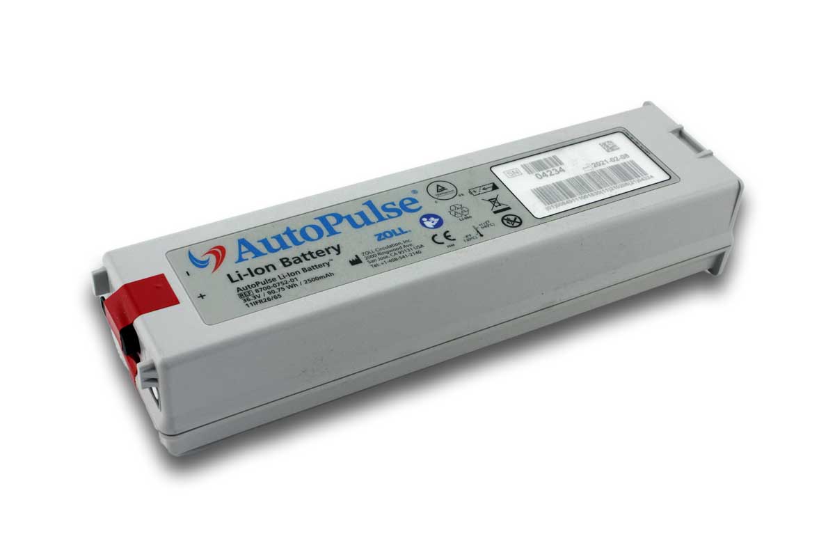 Original Akku für Zoll AutoPulse 8700-0752-01, 8700-0752-08