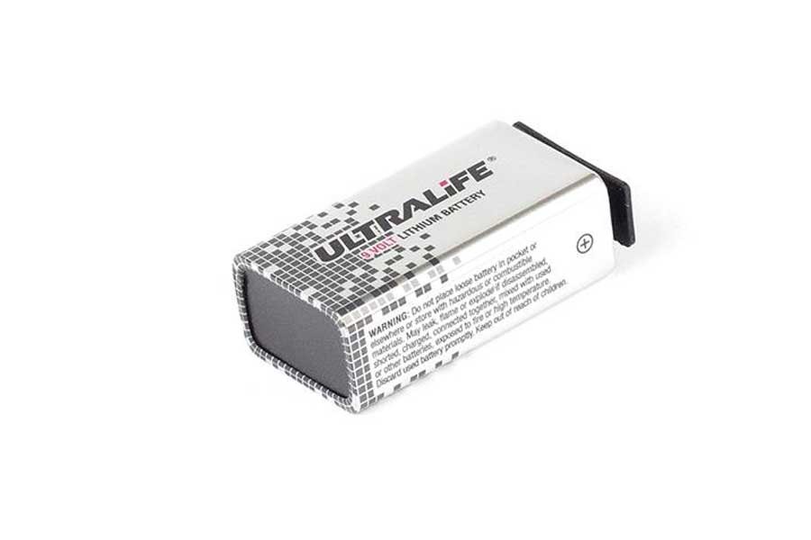 Li-Me Batterie ULTRALIFE E-BLOCK/6LR61 - U9VL-J P_10 - 9V/1,2AH (Alu Version Gehäuse)