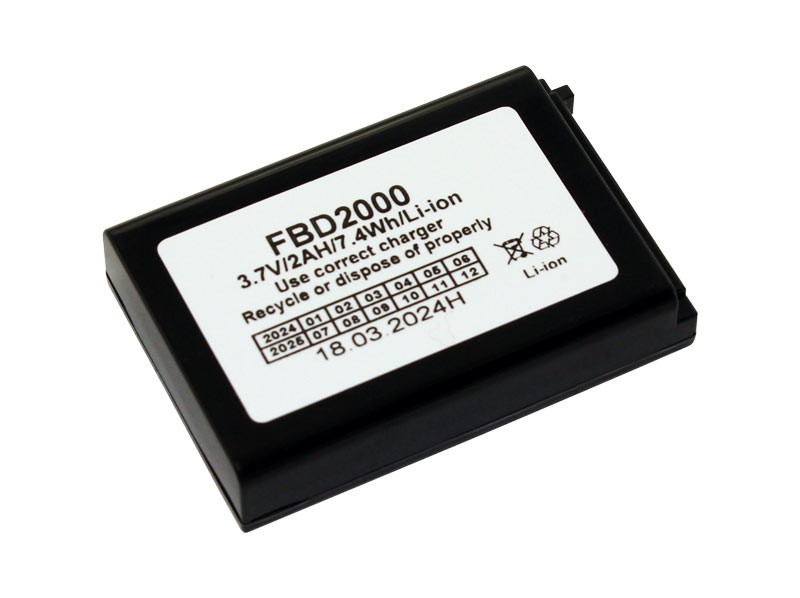Li-Ion Akku für Denso BHT-200, 300, 303, 400, 600, 800 - 3,7V/2,0Ah 7,4Wh Li-Ion Akku für Denso BHT-200, 300, 303, 400, 600, 800 - 3,7V/2,0Ah 7,4Wh