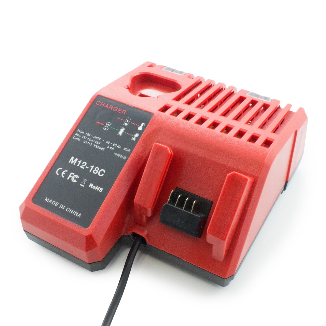 Ladegerät für Milwaukee Akkus M12 - M18