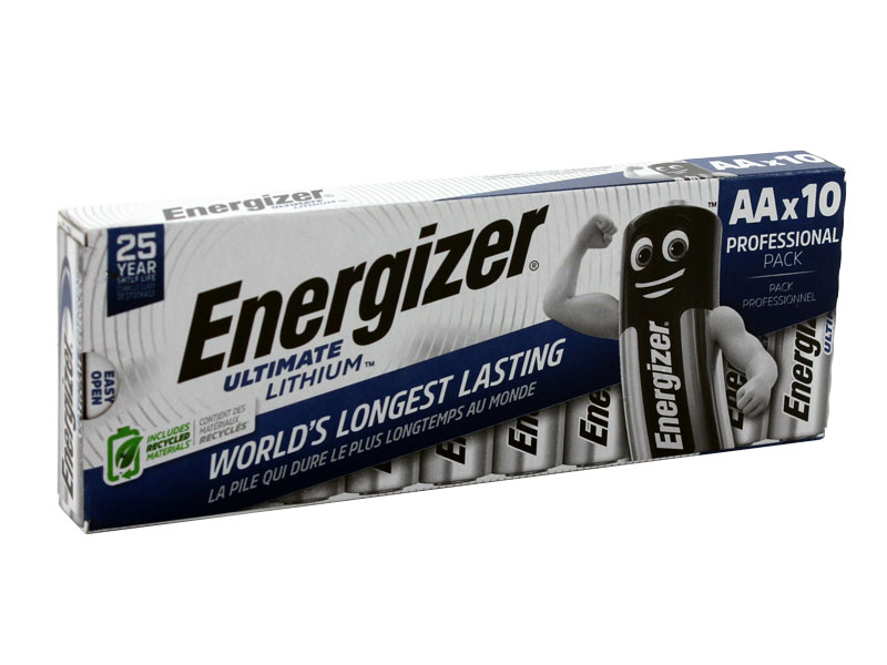 10er Pack Batterien, Energizer Ultimate Lithium, Mignon, AA, LR6, 1,5 V