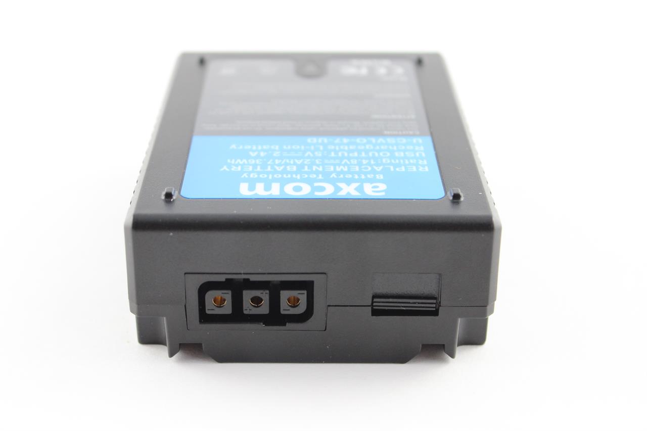 Micro V-Mount Akku für Sony BP-L40 mit 14,8V, 48Wh. Detailansicht