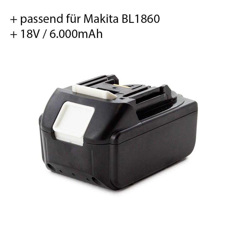 Axcom 6Ah Li-Ion Akku für Makita BL1860 Axcom 6Ah Li-Ion Akku für Makita BL1860