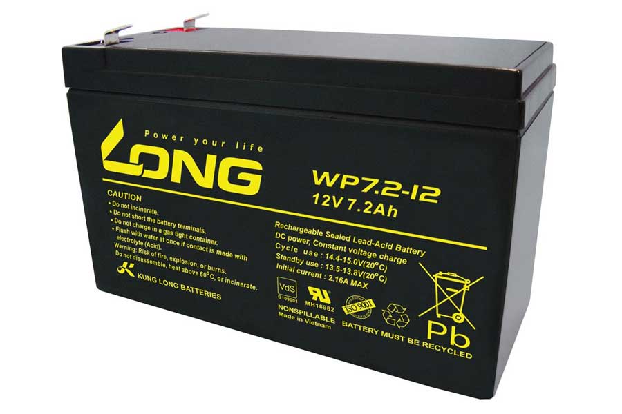 Bleiakku Long WP7.2-12-F2 Bleiakku Long WP7.2-12-F2