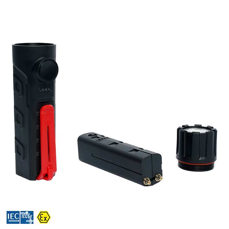Taschenlampe EX-geschützt, inkl. Li-Ion Akku, ATEX, 14h Leuchtdauer Taschenlampe EX-geschützt, inkl. Li-Ion Akku, ATEX, 14h Leuchtdauer