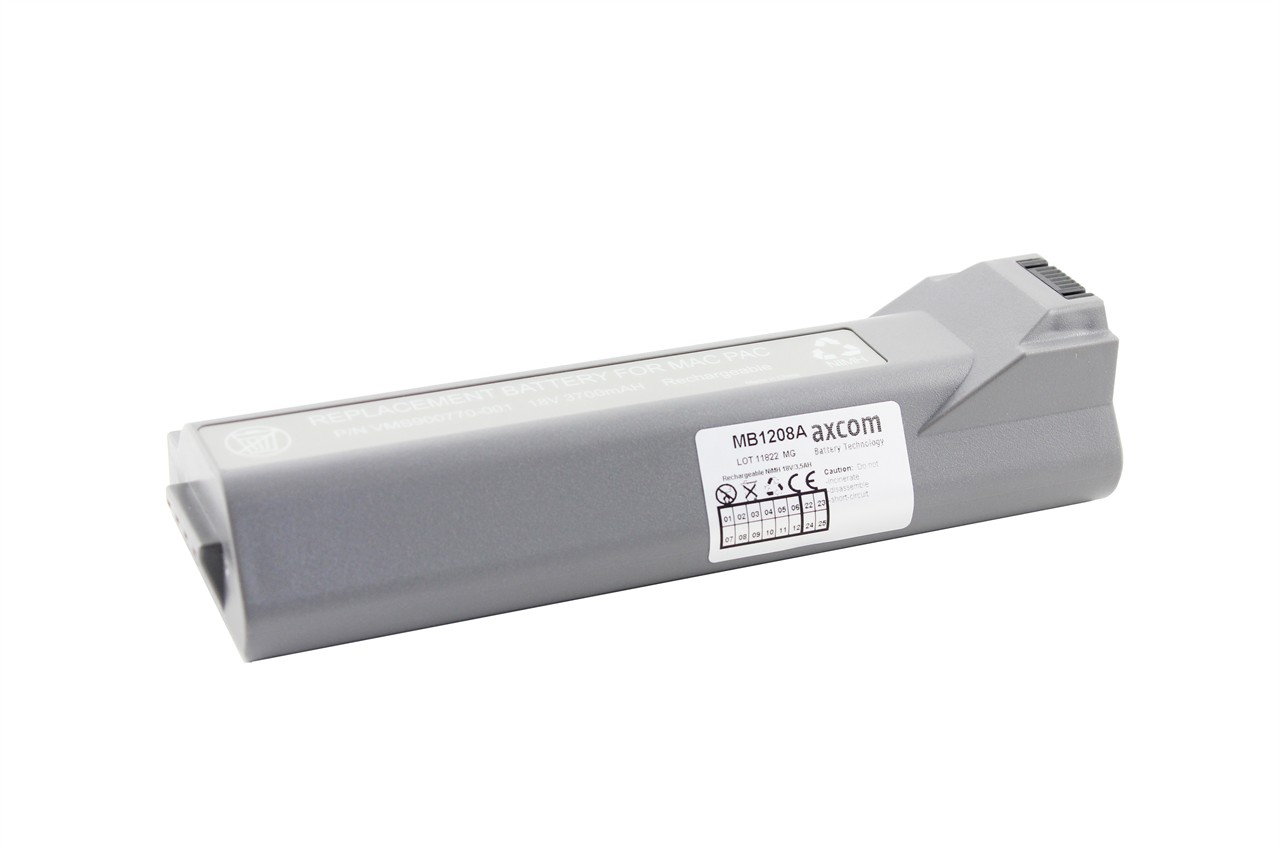 NiMh Akku für GE Hellige Marquette ECG MAC3500, MAC5000, MAC5500 - 18V 3,5Ah
