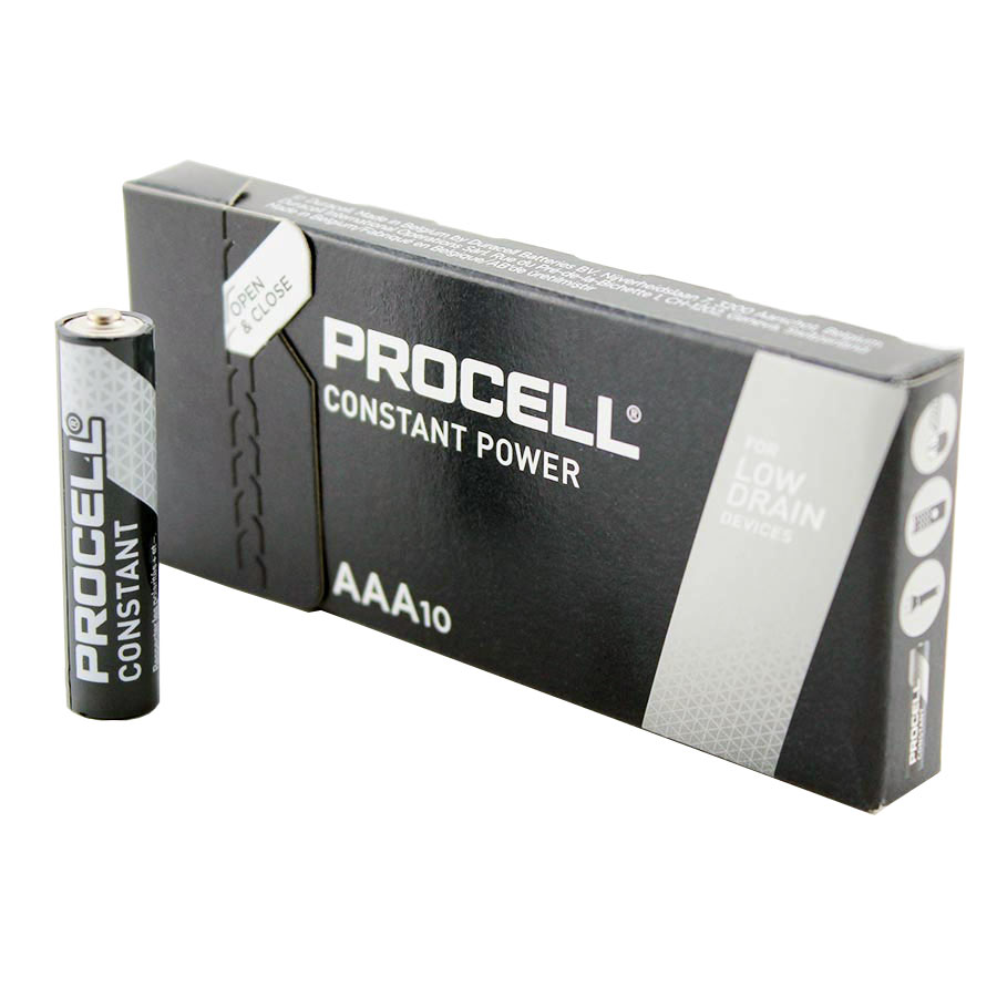 Batterie Procell Constant AAA / Micro / LR03 / MN2400 Alkaline - 1,5V (VPE10) Batterie Procell Constant AAA / Micro / LR03 / MN2400 Alkaline - 1,5V (VPE10)