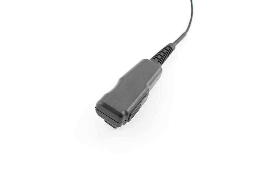 Schallschlauch-Headset 2 Kabel Bajonettanschluss/Mikro/PTT für Motorola R5, DP2400, DP2600, DP3441,