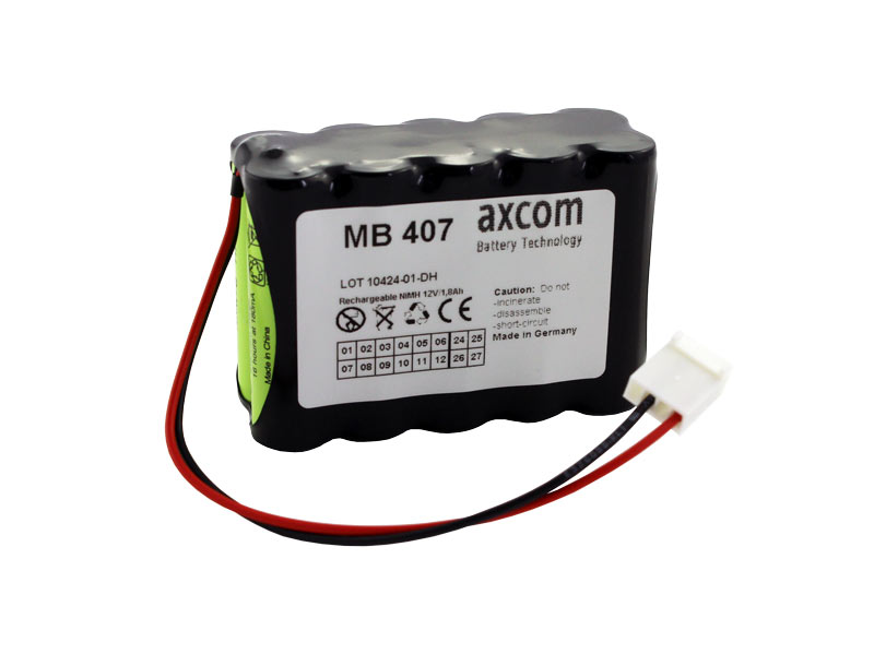 NiMH Akku für Codan Argus Infusionspumpe 707 - 12V/1800 mAh NiMH Akku für Codan Argus Infusionspumpe 707 - 12V/1800 mAh
