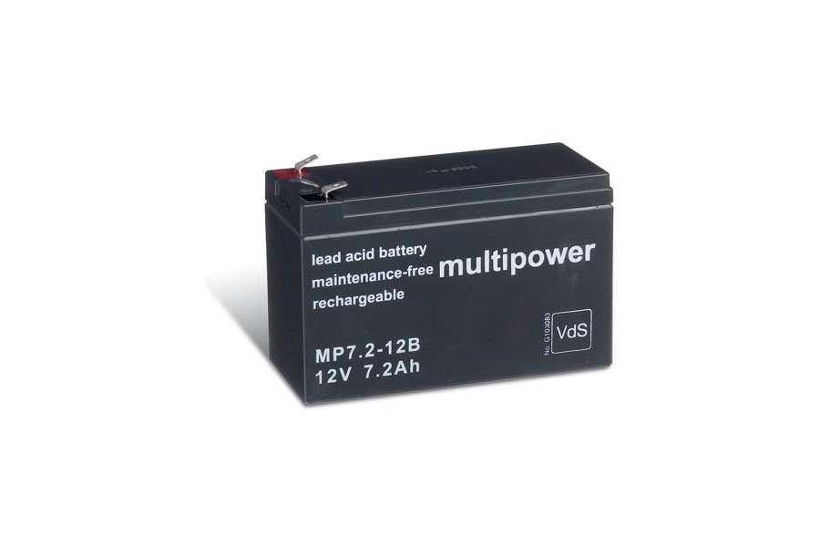 Multipower Bleiakku MP7,2-12B - 12V 7,2Ah Multipower Bleiakku MP7,2-12B - 12V 7,2Ah