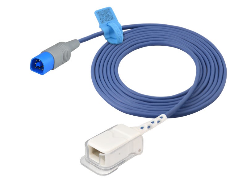 LNCS SpO2 Dual-Key Verlängerungskabel für Philips Masimo auf Nellcor-Stecker, 2,4m