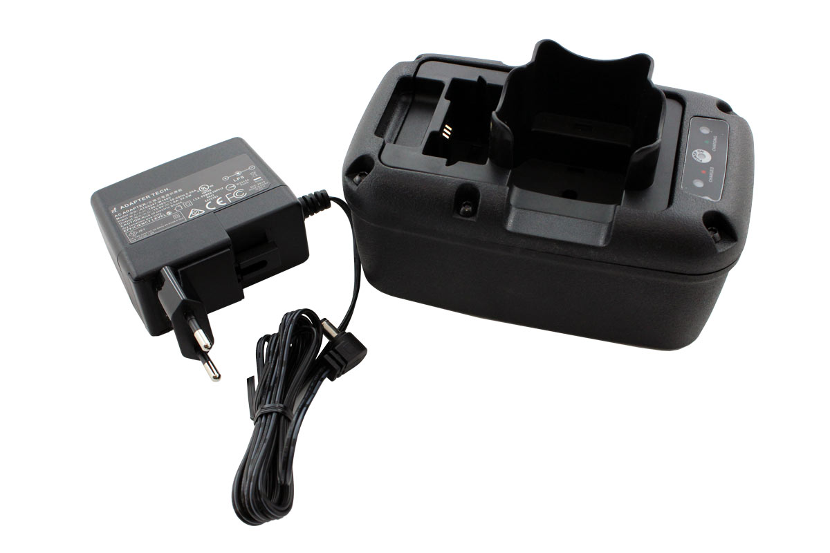 1+1 Stationen Ladegerät inkl. Adapter für Sepura STP8000, STP9000, SC2020