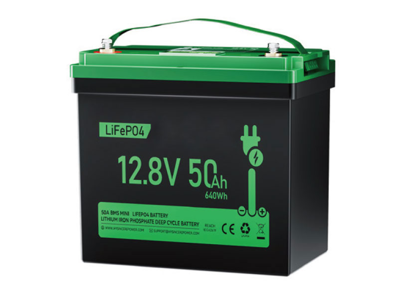 Lithium-Eisenphosphat Akku (LiFePO4) 12,8V/50Ah 
