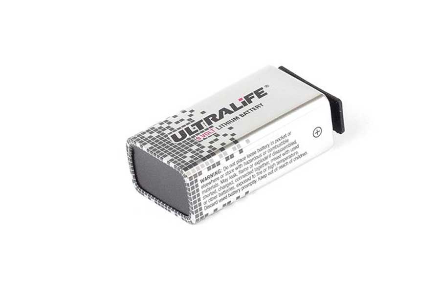Li-Me Batterie ULTRALIFE E-BLOCK/6LR61 - U9VL-J P_10 - 9V/1,2AH (Alu Version Gehäuse)