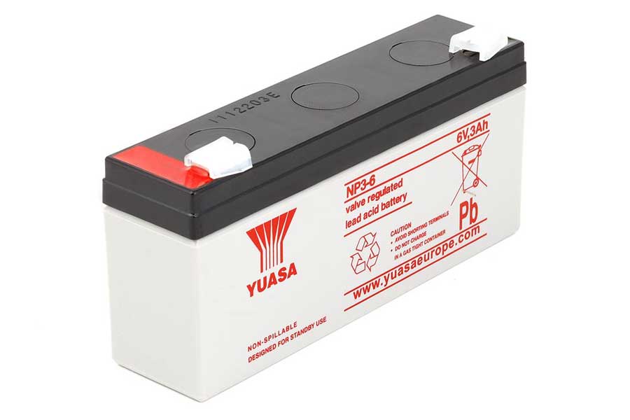 Yuasa Bleiakku NP3-6 - 6V 3Ah Yuasa Bleiakku NP3-6 - 6V 3Ah