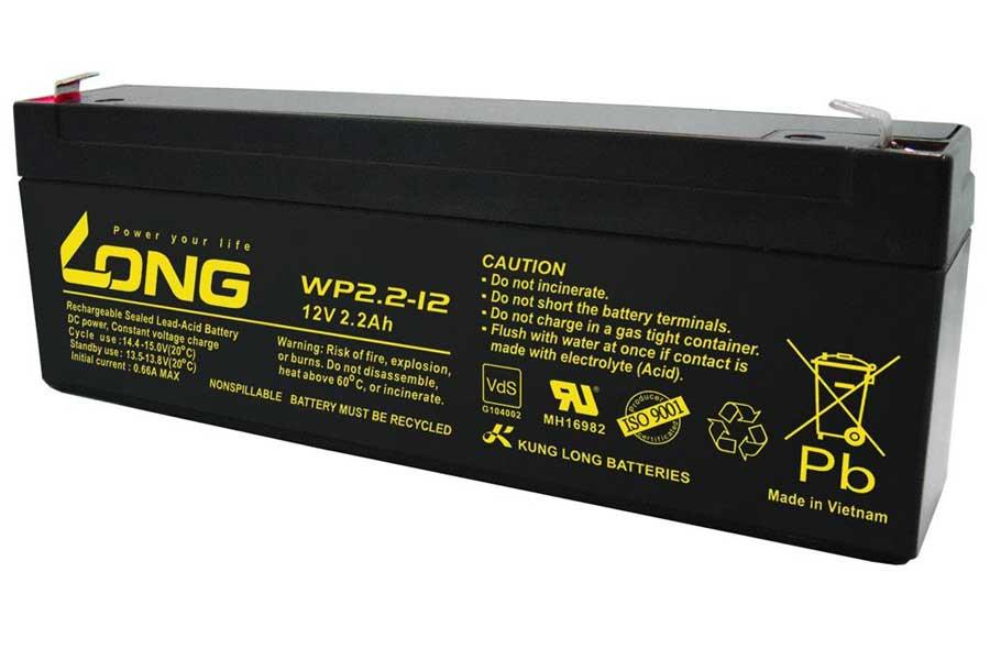 Long Bleiakku WP2.2-12 - 12V 2,2Ah - VDS Long Bleiakku WP2.2-12 - 12V 2,2Ah - VDS