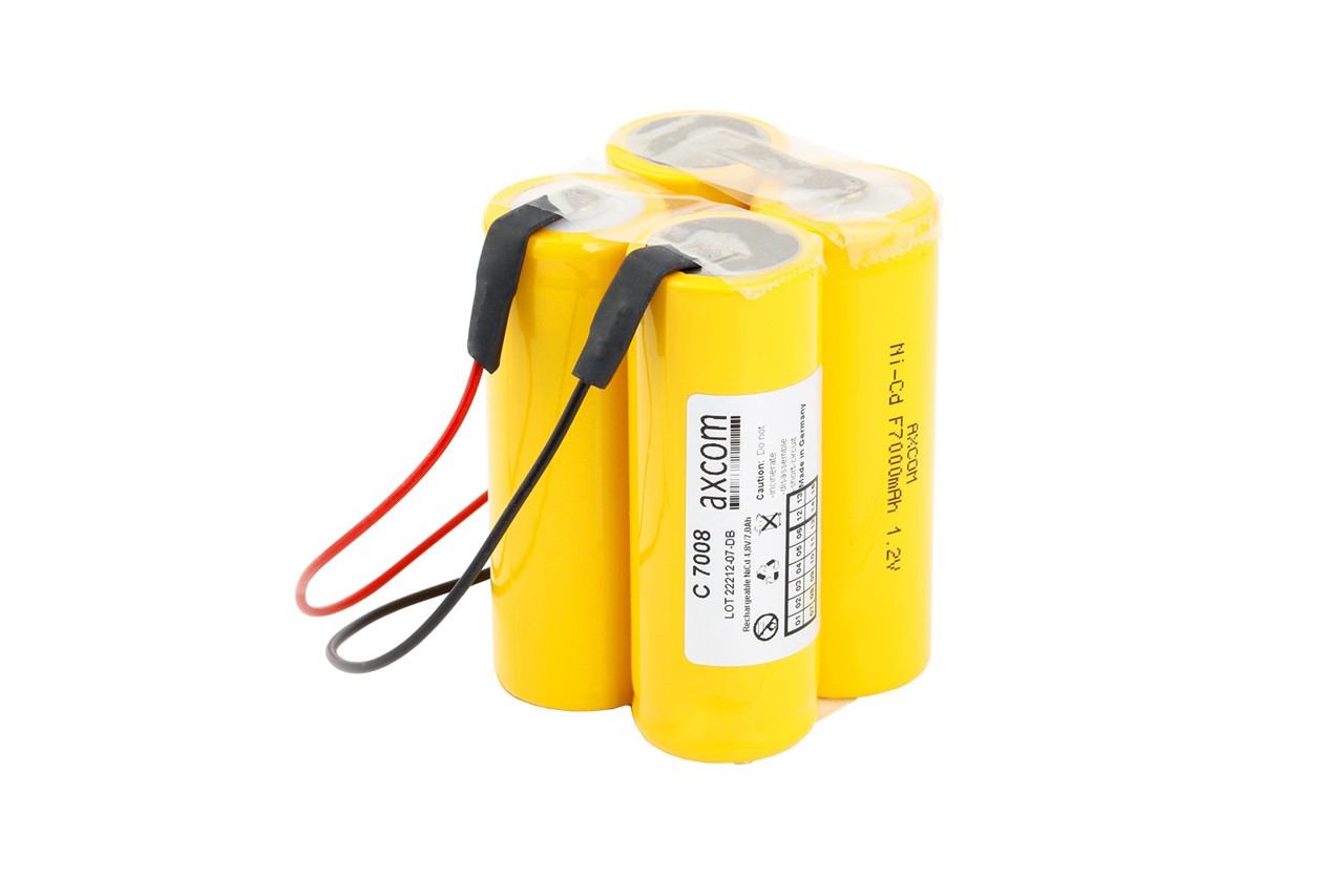 Axcom NiCd Akku für Ceag Handscheinwerfer S5.3LN/W276/W286