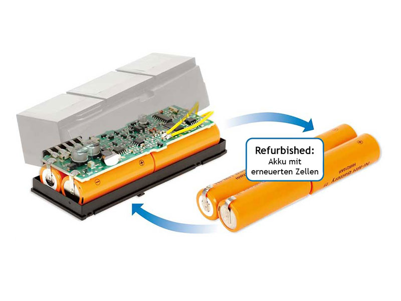 NiMH Akku aufbereitet für B|Braun Perfusor / Infusomat Space NiMH Akku aufbereitet für B|Braun Perfusor / Infusomat Space