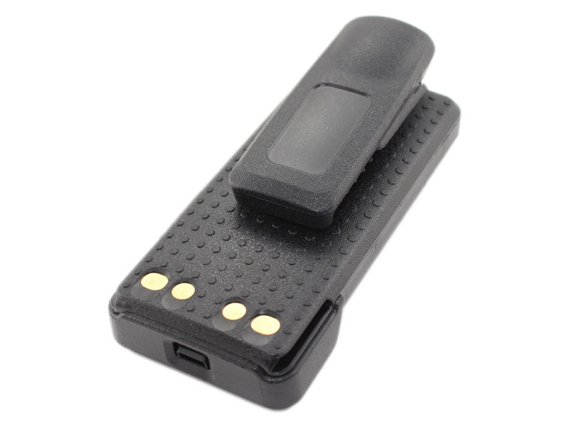 Akku für Motorola Funkgeräte der Serien DP2000, DP4000, Rückseite 