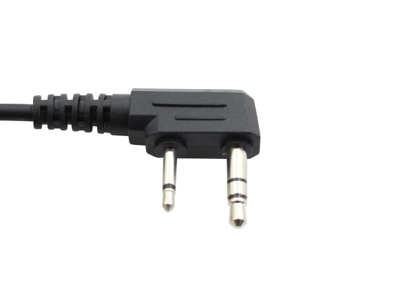 Schallschlauch-Headset 2 Kabel-Lösung für Kenwood TK250, TK260, TK270, TK360, TK370, TK2170, TK3170