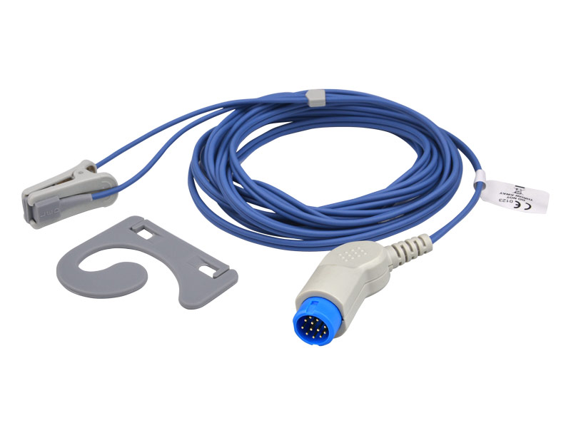 SpO2 Ohrsensor für Philips - Erwachsene, 3m (wie M1900B) SpO2 Ohrsensor für Philips - Erwachsene, 3m (wie M1900B)