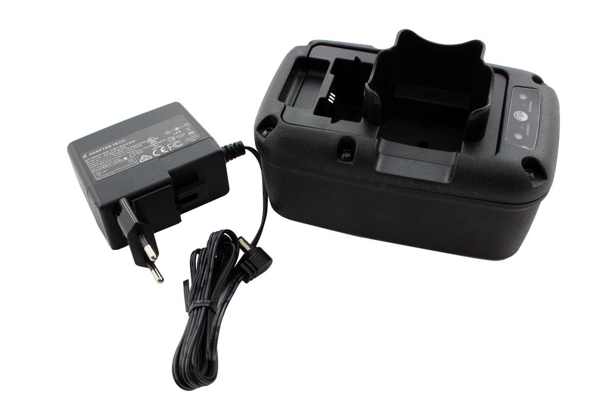 1+1 Stationen Ladegerät inkl. Adapter für Sepura STP8000, STP9000, SC2020