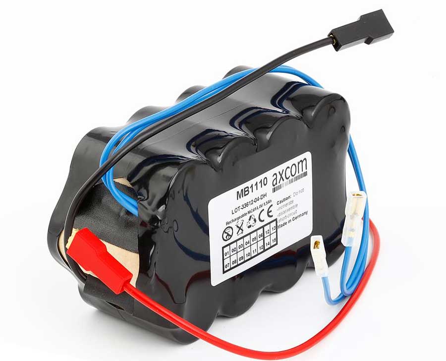 NiCd Akku für Metrax/Primedic B, M110 Defibrillator - 14,4V/2,0Ah NiCd Akku für Metrax/Primedic B, M110 Defibrillator - 14,4V/2,0Ah