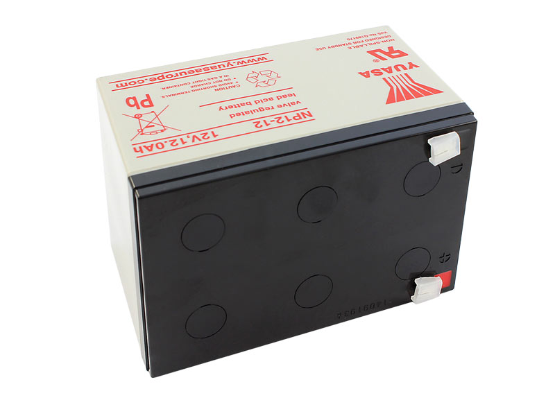 Yuasa Bleiakku NP12-12 - 12V 12Ah - VDS 6,3 mm Kontakte