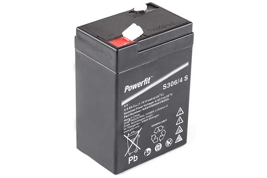 Sonnenschein Bleiakku Powerfit S306/4S - 6V 4,5Ah Sonnenschein Bleiakku Powerfit S306/4S - 6V 4,5Ah