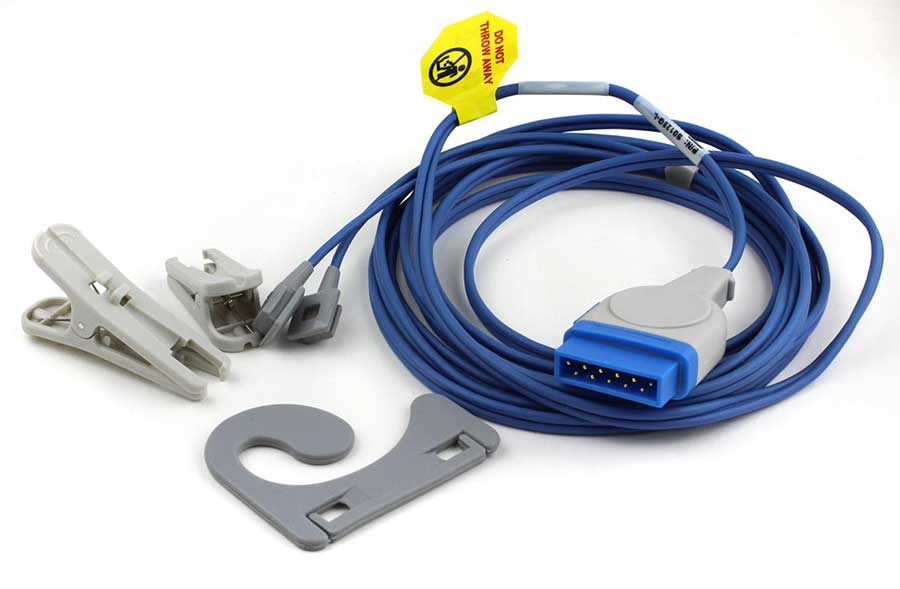 SpO2 Ohrsensor Erwachsene, für GE-Medical S/5, i4 Module, wie TS-E2-GE, TS-E4-GE
