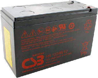 CSB Bleiakku HR1234W F2 - 12V 9Ah (Hochstrom)