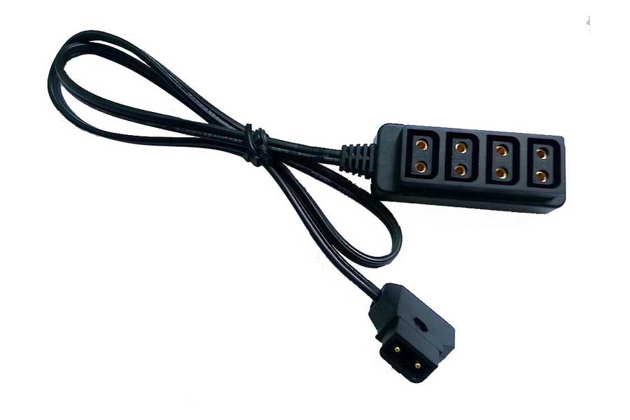D-Tap 12V 10A 4 fach Stecker 60 cm Anschlußleitung D-Tap 12V 10A 4 fach Stecker 60 cm Anschlußleitung