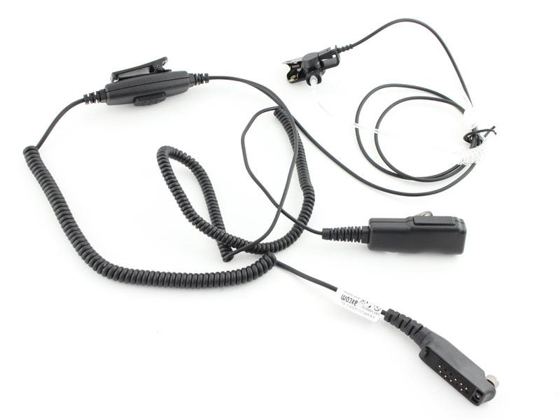 Schallschlauch-Headset - 2 Kabel-Lösung für Sepura STP8000, STP9000, SC20