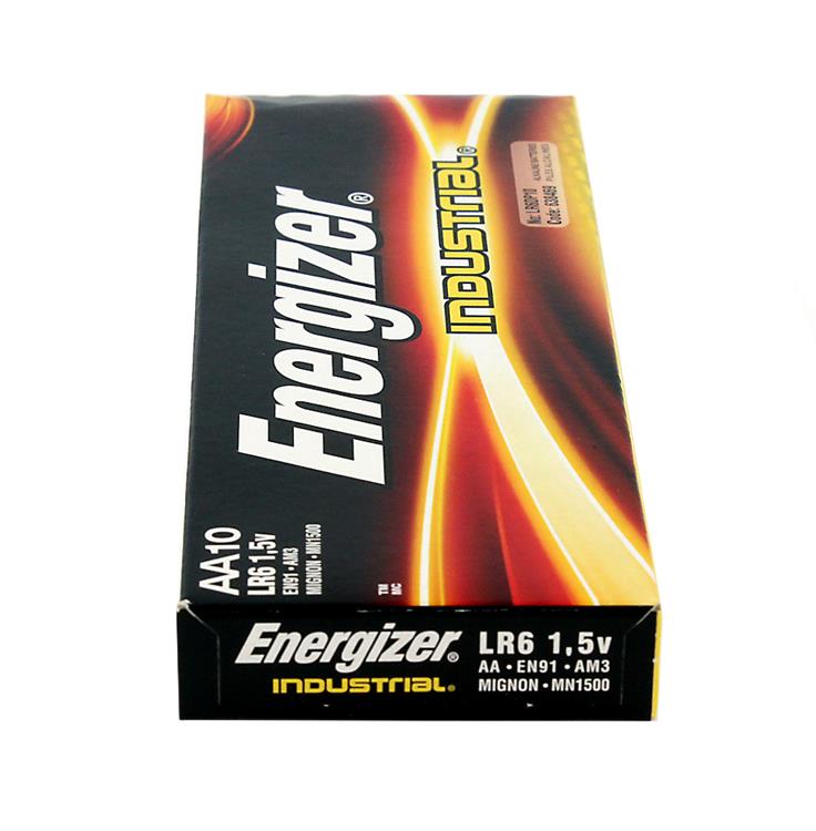 Energizer Mignon AA, LR6 Batterie, Industrial Alkaline, Verpackungseinheit VE10