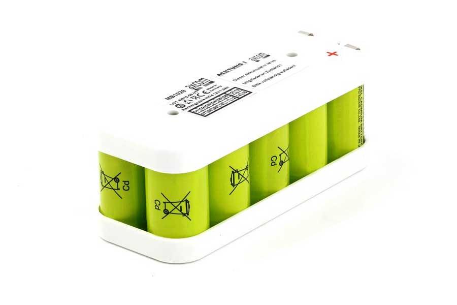 NiCd-Akku für HELLIGE DEFIPORT/DEFISCOPE M/BRUKER DEFI MR - 12V/1,3Ah