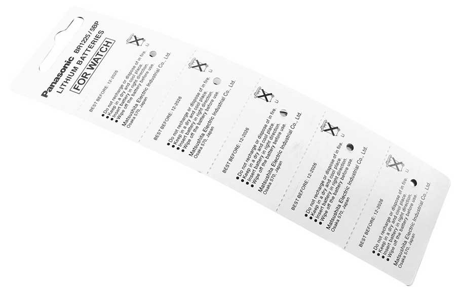 Lithium Knopfzelle 3V (BR1225)