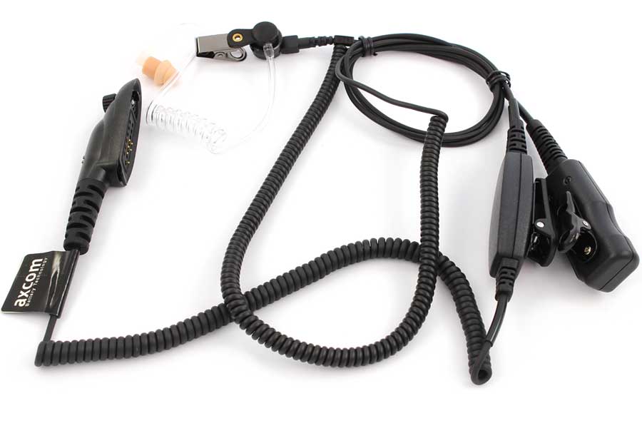 Schallschlauch-Headset, 2-Kabel Lösung für Motorola GP320, GP340, GP360 Schallschlauch-Headset, 2-Kabel Lösung für Motorola GP320, GP340, GP360