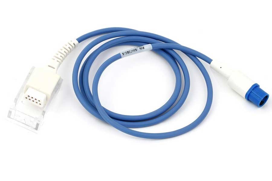 SpO2 Verlängerungskabel für Dräger/Siemens SC6002XL, SC7000 SC8000 SC9000XL auf Nellcor, 1,2m SpO2 Verlängerungskabel für Dräger/Siemens SC6002XL, SC7000 SC8000 SC9000XL auf Nellcor, 1,2m