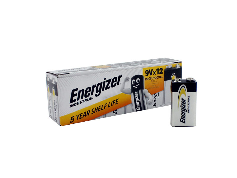 12 Stk. Energizer Batterien, 9V Block, 6LR61, Batterie