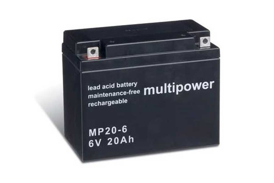 MULTIPOWER Bleiakku MP20-6 - 6V 20Ah
