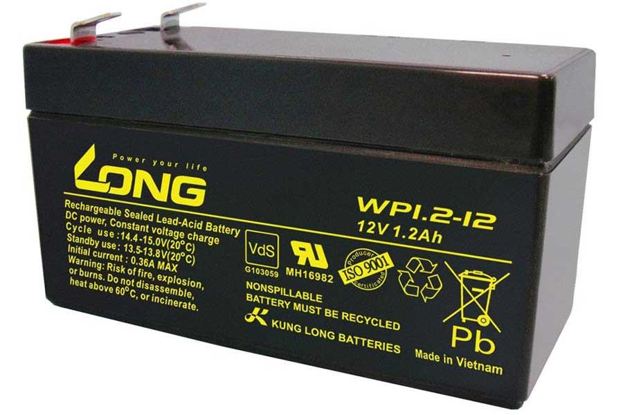 Long Bleiakku WP1.2-12 - 12V 1,2Ah Long Bleiakku WP1.2-12 - 12V 1,2Ah