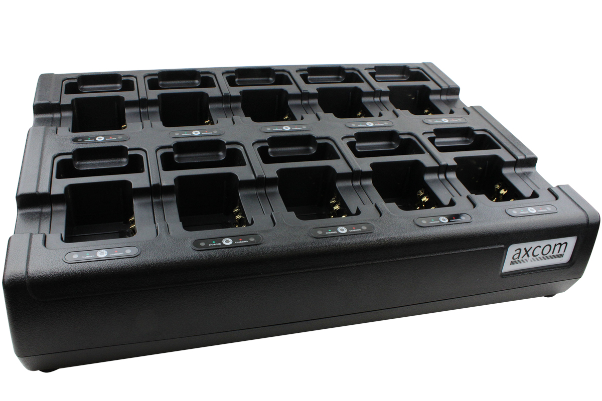 10+10-Stationen Ladegerät inkl. Adapter für CP040, CP150, CP200 Serie, DP1400, R2, H4970LI, H4851, H