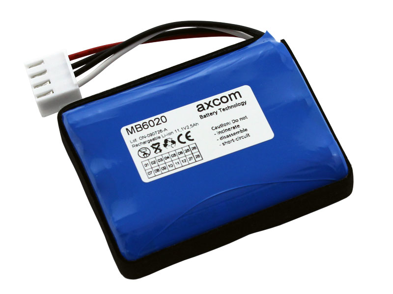 Li-Ion Akku für Mindray BeneHeart R3, uMEC 6, 7, 10, 12, 15, 11,1V 2,6Ah (LI13S001A)